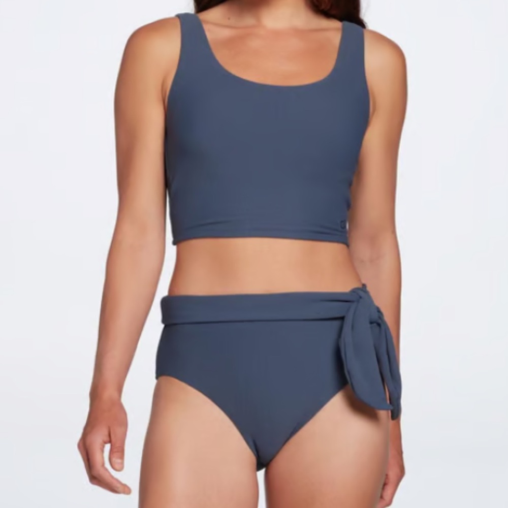 Calia Women's Textured Swim Set - Gray